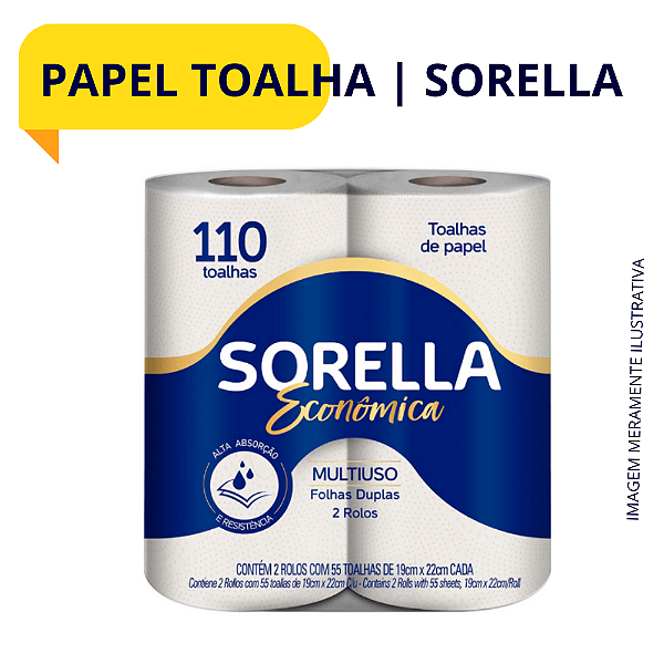 PAPEL TOALHA SORELLA | ECONOMICA