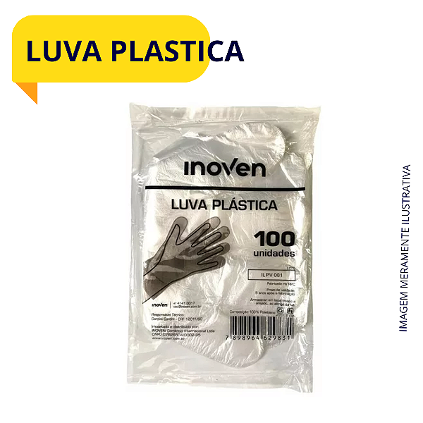 LUVA PLASTICA DESCARTÁVEL | INOVEN