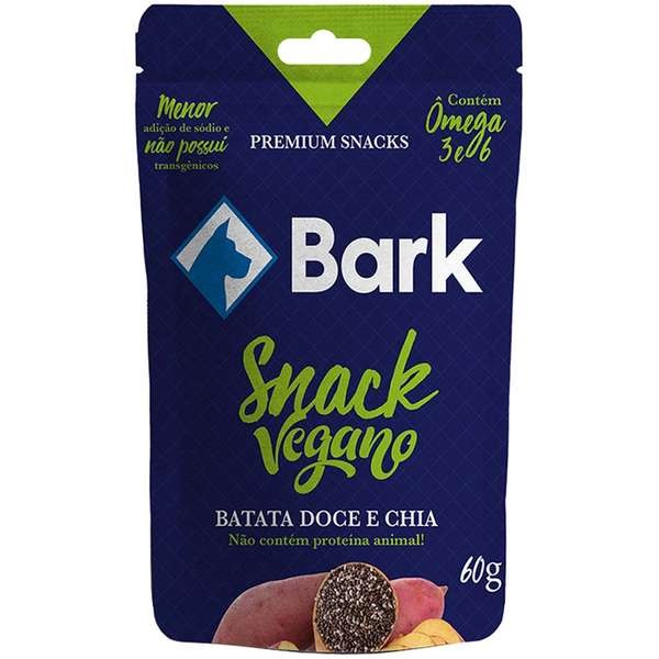 Snack Bark Vegano Batata Doce e Chia para Cães - 60g