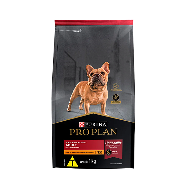 Ração Nestlé Purina Pro Plan para Cães Adultos Raças Pequenas Sabor Frango - 1kg