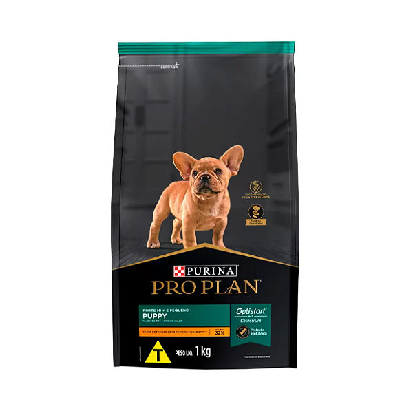Ração Nestlé Purina Pro Plan para Cães Filhotes Raças Pequenas sabor Frango e Arroz - 1kg