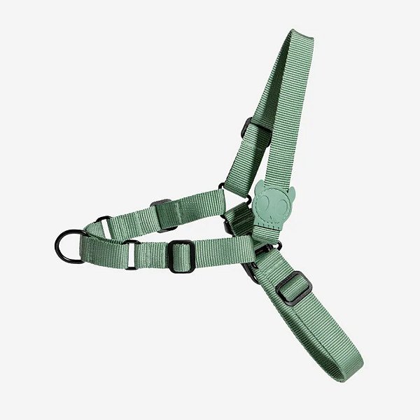 Peitoral Zeedog para Cachorros Antipuxão Army Green