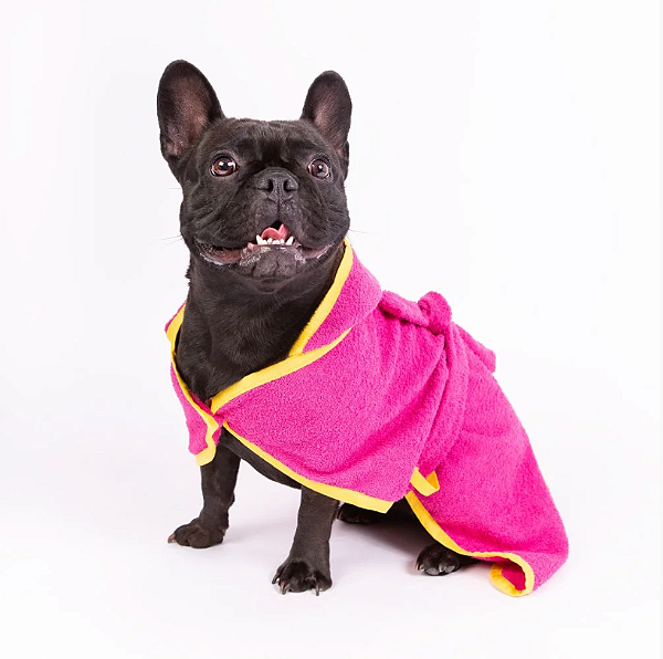 Roupão Carmel Pink Yellow - Allure Pets