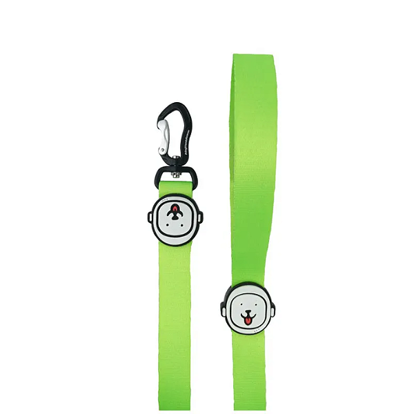 Guia para Cachorro Verde Neon Dog Friends Forever