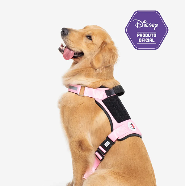 Peitoral Personalizado Minnie Especial para Cachorros Grandes - Dog Friends Forever