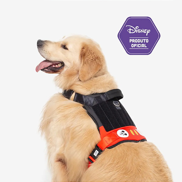 Peitoral Personalizado Mickey Especial para Cachorros Grandes - Dog Friends Forever