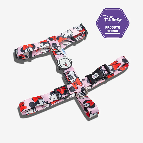 Peitoral H para Cachorros Minnie - Dog Friends Forever