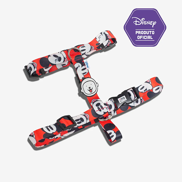 Peitoral H para Cachorros Mickey - Dog Friends Forever