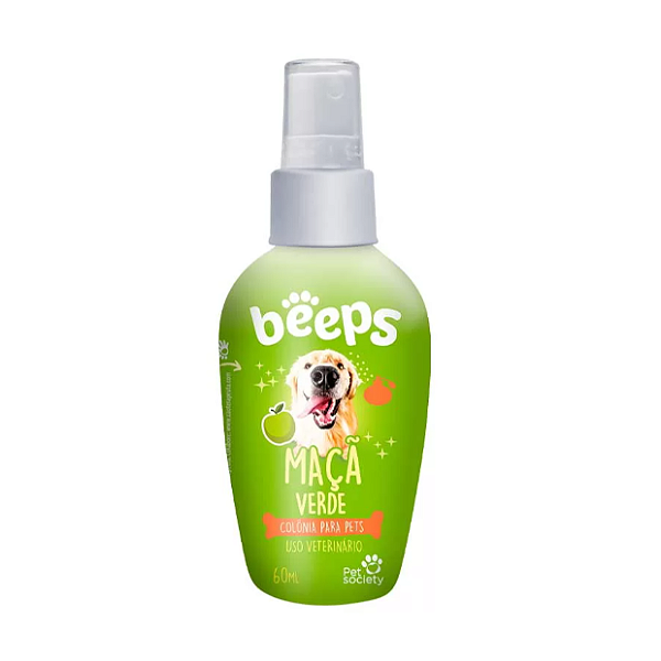 Colônia Beeps Maçã Verde para Cães e Gatos - 60ml