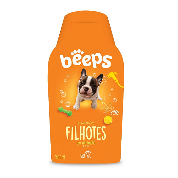 Shampoo Beeps Filhotes para Cães e Gatos 500ml