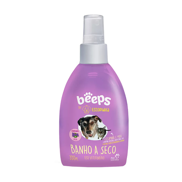 Banho a Seco Beeps Estopinha para Cães e Gatos 200ml