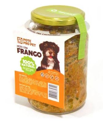 Alimento Natural Úmido para Cães Pote Pro Pet Frango - 535 g