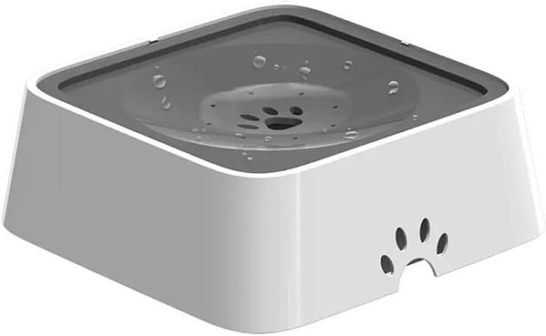 Bebedouro Pet Inteligente Cães e Gatos Anti-Respingo Flutuante Cor Cinza