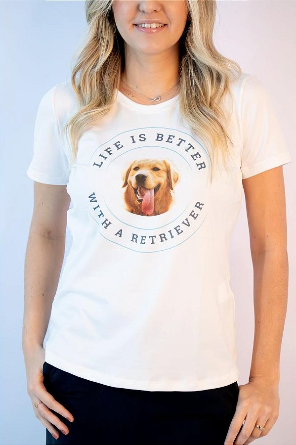 Camiseta Life is Better with Golden Retriver