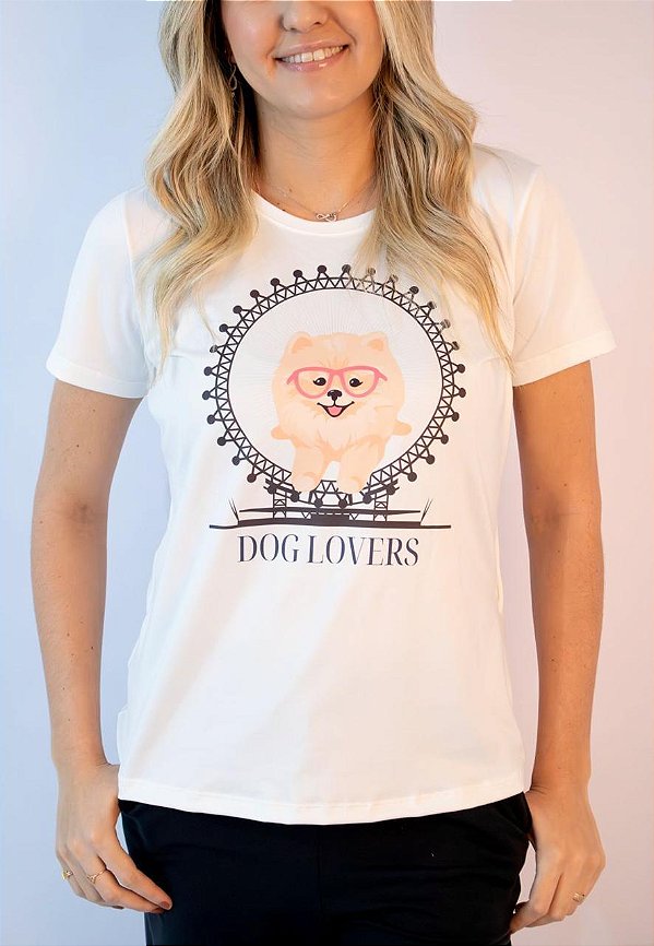 Camiseta Dog Lovers (spitz)