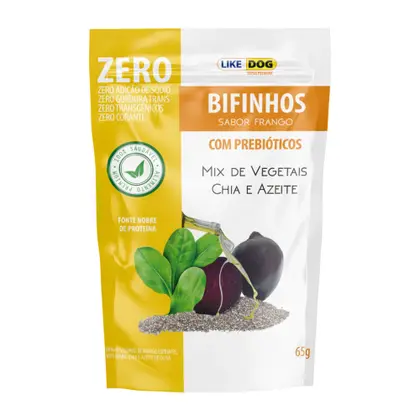 Petisco Saudável Zero - Sabor Frango com Mix de Vegetais - Chia e Azeite