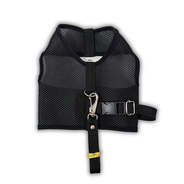 Peitoral Cachorro Tipo Colete Mesh Respirável + Guia