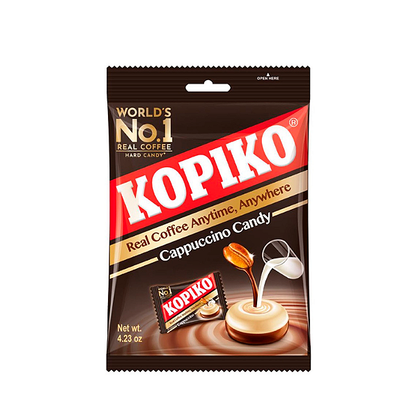 Bala de Café Cappuccino Kopiko - 120 gramas