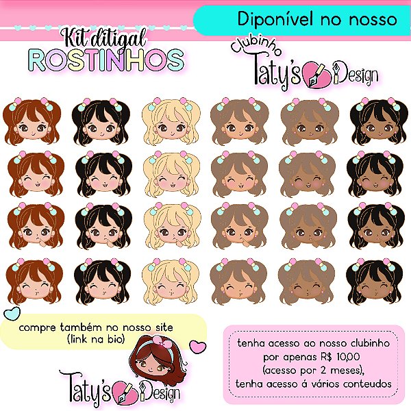 kit digital rostinhos