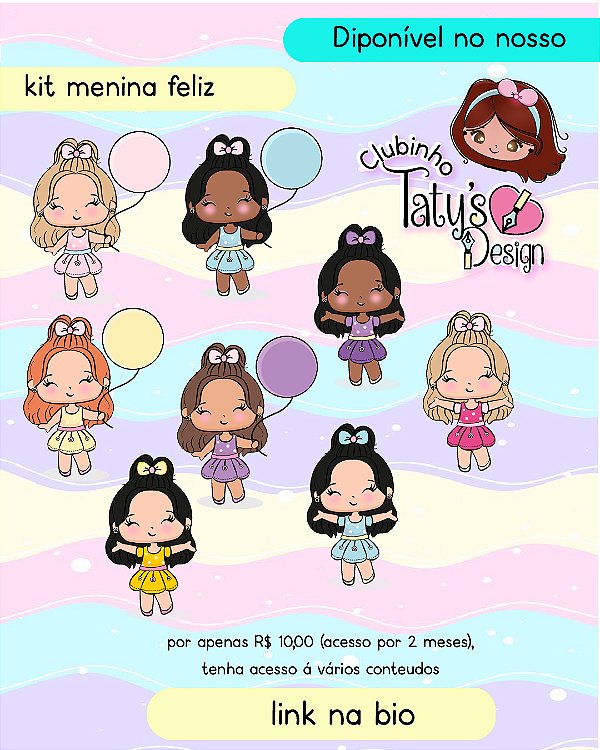kit digital meninas