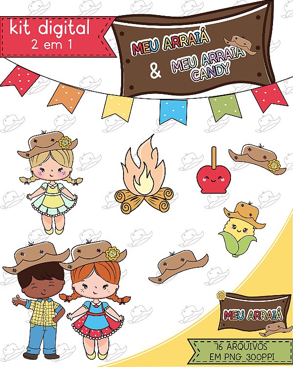 kit digital festa junina