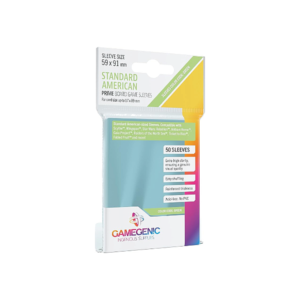 Prime Standard American Card Game Sleeve - Gamegenic