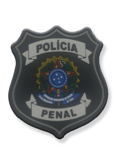 Patche Emborrachado Polícia Penal Colorido (Padrão BR)