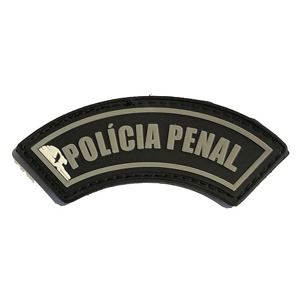 Manicaca (listel) emborrachado da  Polícia Penal / Caveira