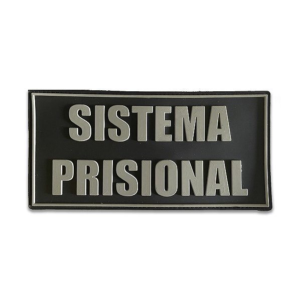 Patch Emborrachado Costacaca Sistema Prisional