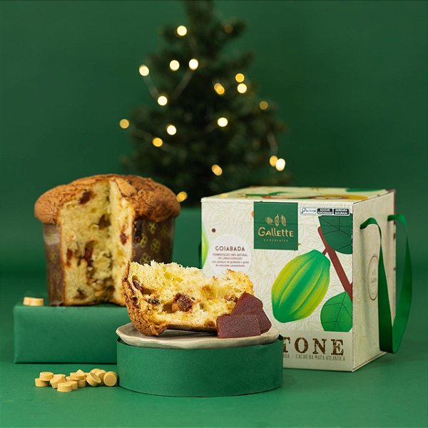 Panetone Goiabada e Gotas Caramelo
