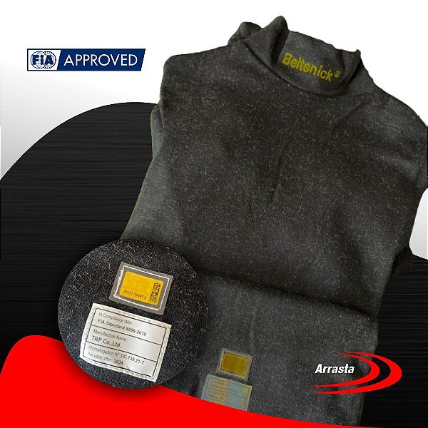Malha Underwear 100%Nomex Homologado FIA 8856-2018 TAM L