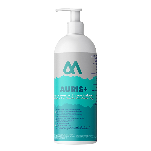 Manzz Auris+ Limpeza Auricular 500ml Higiene e Odor