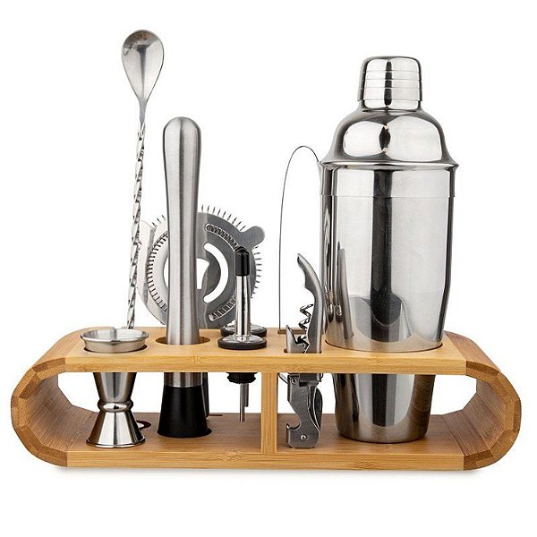 Kit Bartender Coqueteleira Drinks Aço Inox 750ml Caipirinha