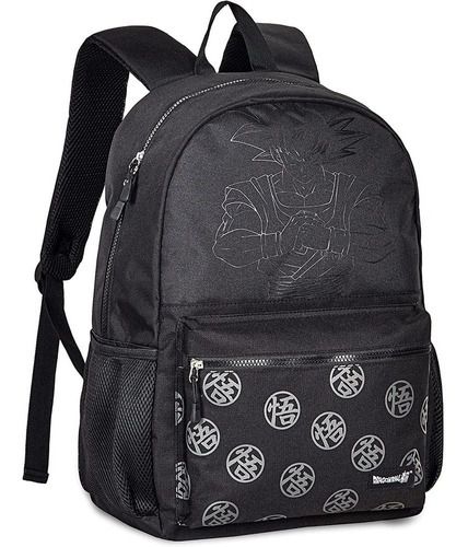 Mochila Costas Oficial Clio Dragon Ball Super Db3605 Preta