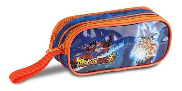 Estojo Infantil Escolar Duplo Dragon Ball Super Goku