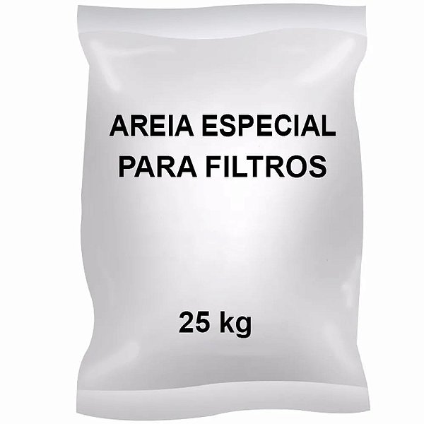 AREIA ESPECIAL PARA FILTROS 25Kg
