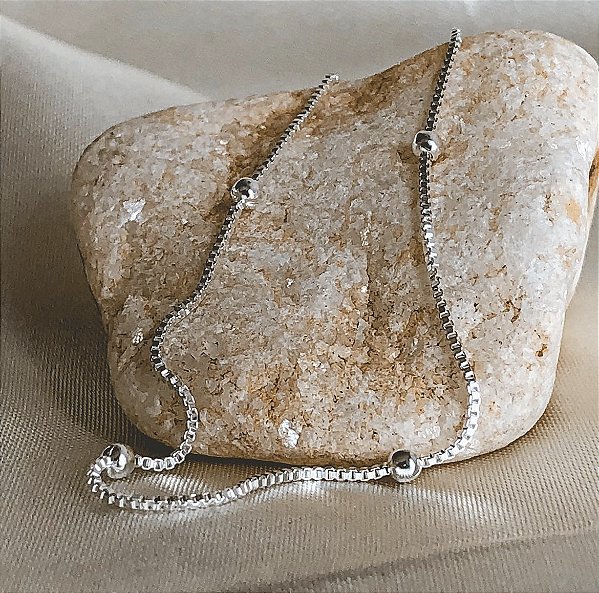 Pulseira Esferas Prata 925