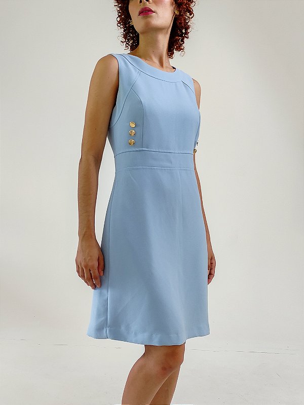 Vestido Gregory Azul - 38
