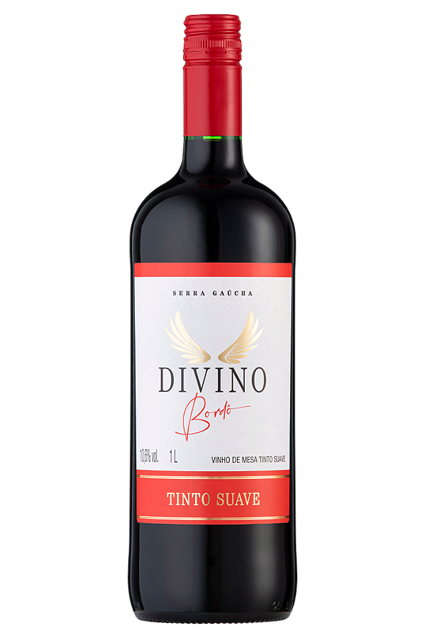 Vinho Tinto de Mesa Divino - Suave 1L