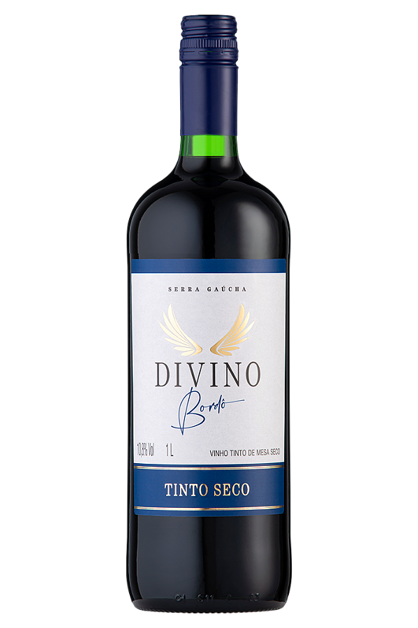 Vinho Tinto de Mesa Divino - Seco 1L