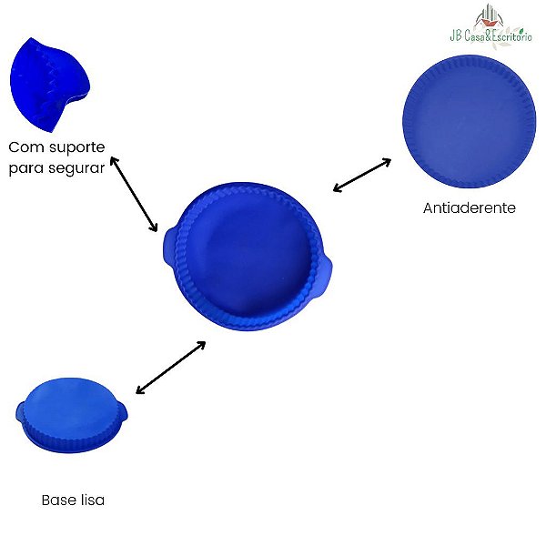 Forma de Silicone Para Quiche, Torta. Faça a Sua Mágica na Cozinha