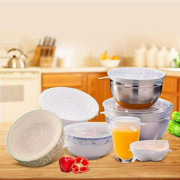 Kit de 6 Tampas de Silicone