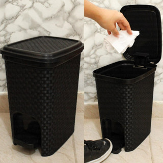 Lixeira Basculante Multiuso 7L + 10 Sacos de Lixo Inclusos Ideal para Cozinha, Escritório e Banheiro