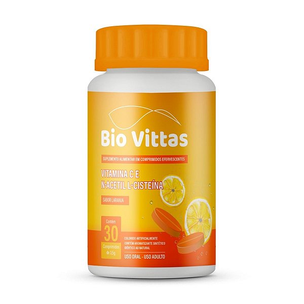 Vitamina C+ N Acetil L Cisteina 30 Comprimidos Efervescente