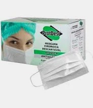 MASCARA TRIPLA ELASTICO BRANCA - PROTDESC