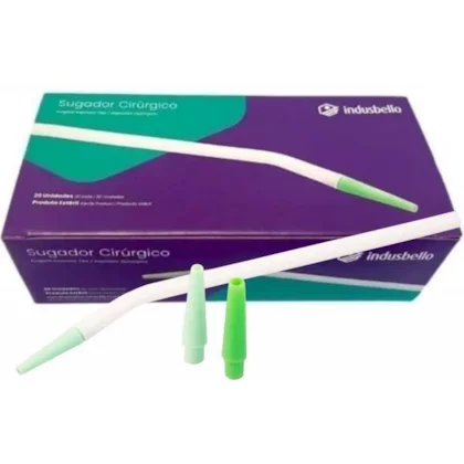 SUGADOR CIRURGICO ESTERIL DESCARTAVEL 20UNID.