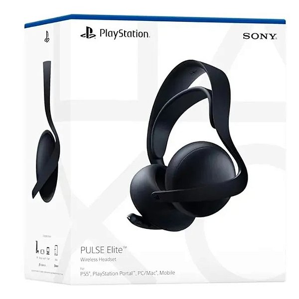 Headset Sem Fio Pulse Elite Midnight Black - Playstation