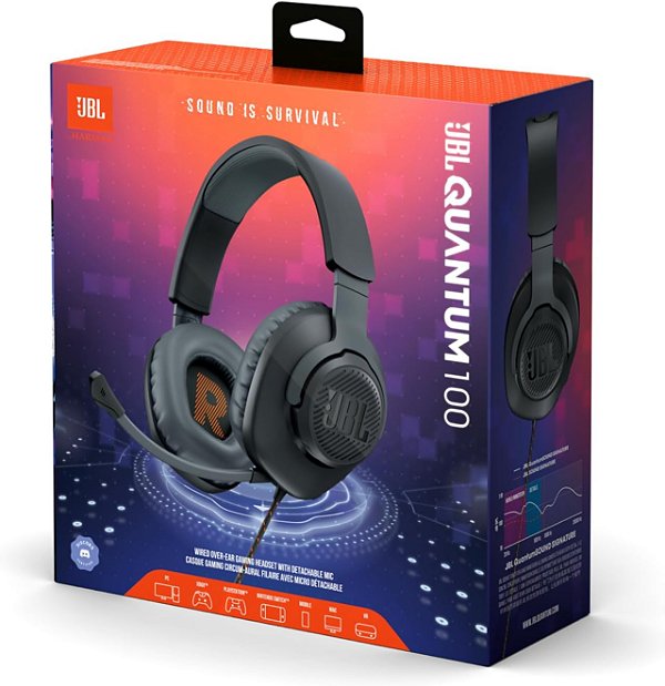 Headset JBL Quantum 100M2