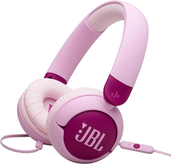 Fone de Ouvido JBL Junior 320 Infantil - Com Fio, Microfone Integrado - Lilás
