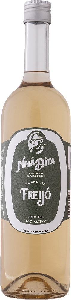 Cachaça Nhá Dita Envelhecida Freijó - 750ml - Garrafa Tradicional